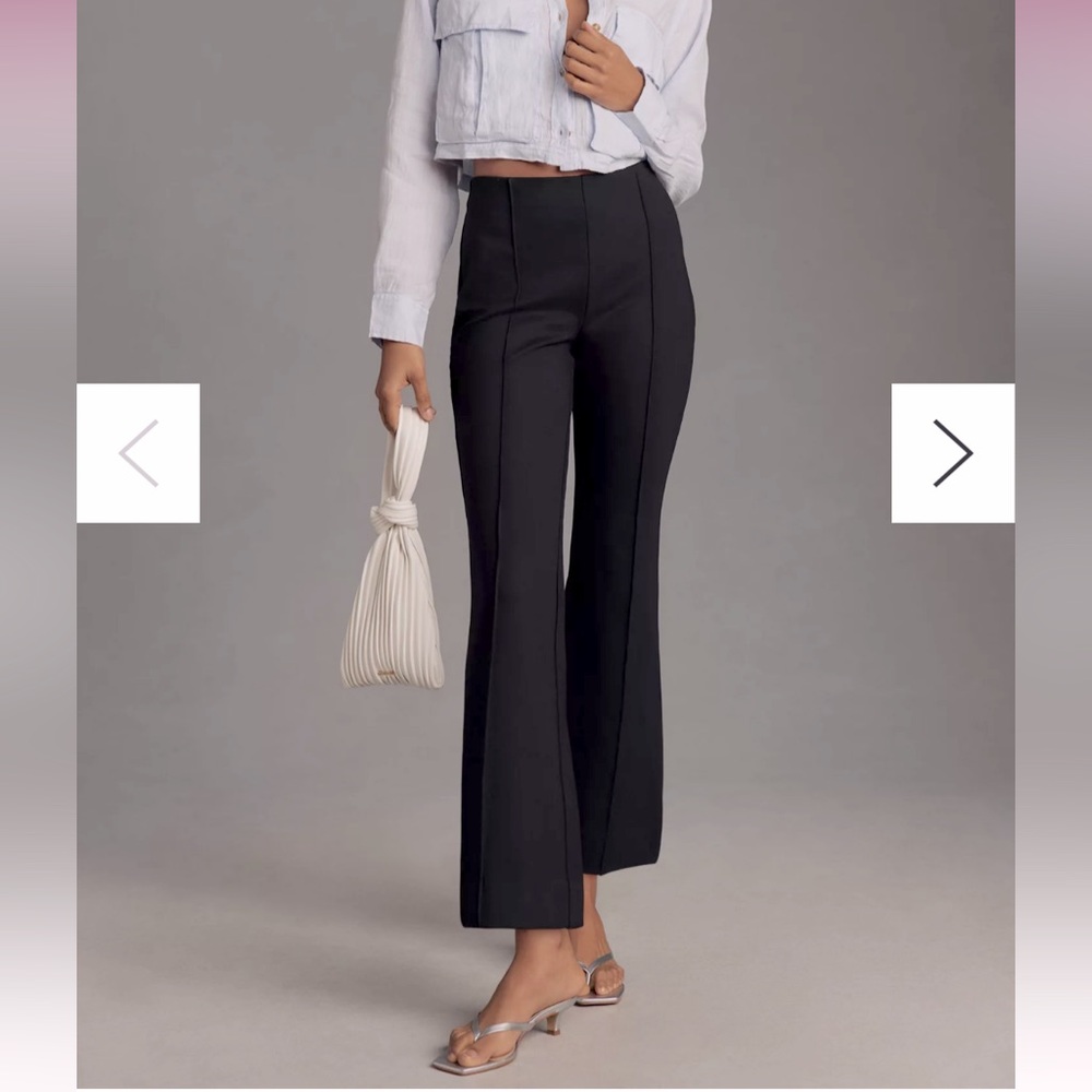 The Margot Kick-Flare Cropped Pants by Maeve